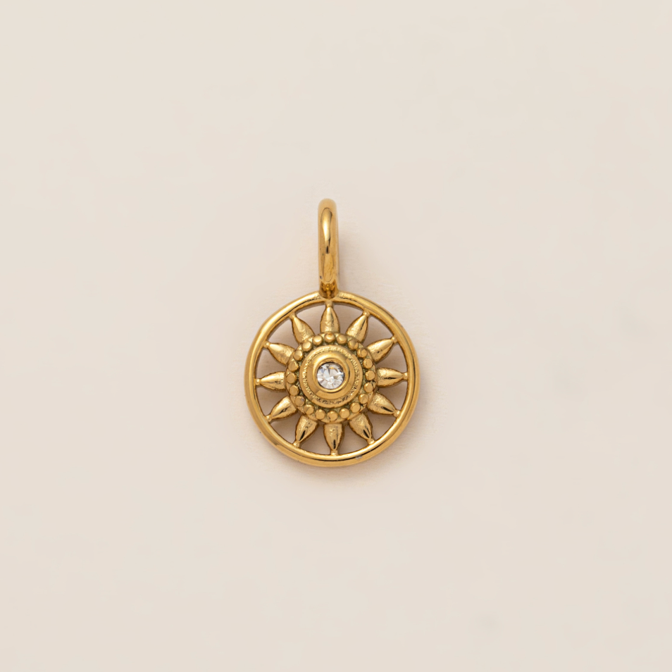 SUN WHEEL CHARM