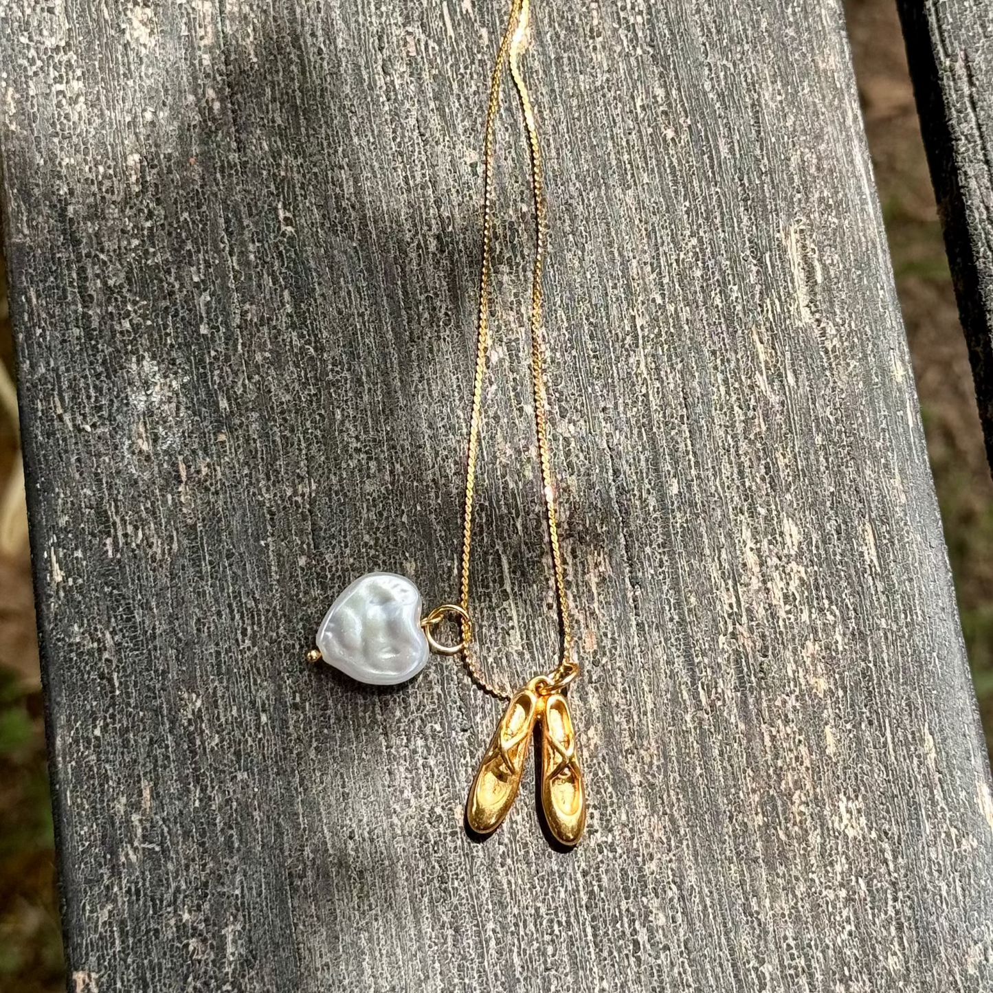 HEART PEARL CHARM