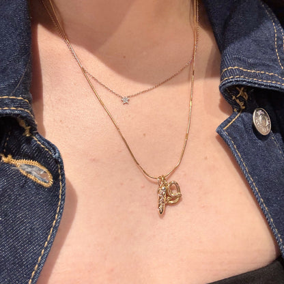 EMBOSSED BONE CHAIN NECKLACE